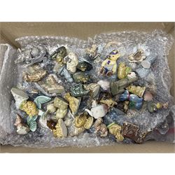 Large collection of Wade Whimsies and other similar animal figures 