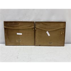 Maung Tun Hla (U Tun Hla) (Burmese 1874-1946): The Shwedagon Pagoda, pair watercolours signed M T Hla 16cm x 21cm (2)