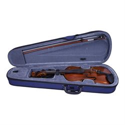 20th century violin, bearing label for Antonius and Hieronymus Amati, with bow stamped G. Werner, contained within fitted case