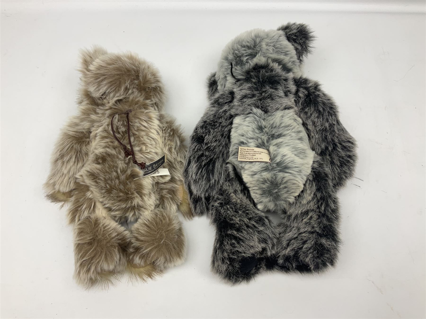 Six Charlie Bears, comprising Bert CB131306, Hattie CB614865, Brodie CB124902, and Anniversary Diesel CB151575, each designed by Isabelle Lee, and Bibble CB630036B, and Edwin CB131298, both designed by Heather Lyell, all with tags