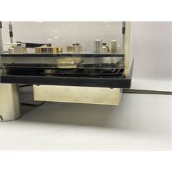 1970s Transcriptor Saturn turntable with paperwork including original receipt dated June 1973 and some accessories