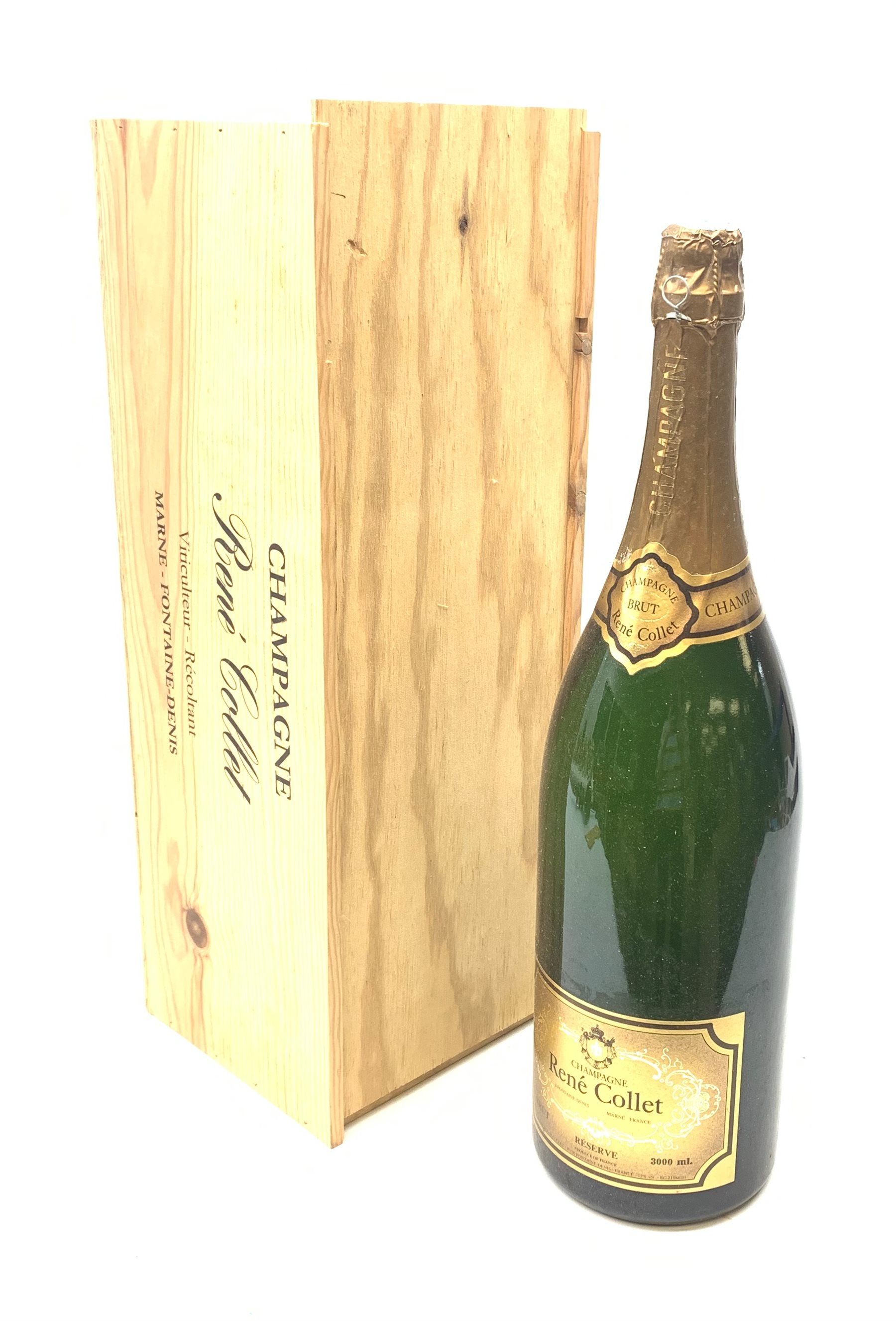Rene Collet Champagne, c2003, Jeroboam 3000ml 12%vol, in OWC, 1btl. Provenance: From the Temperature Controlled storage of a Yorkshire Private Collector