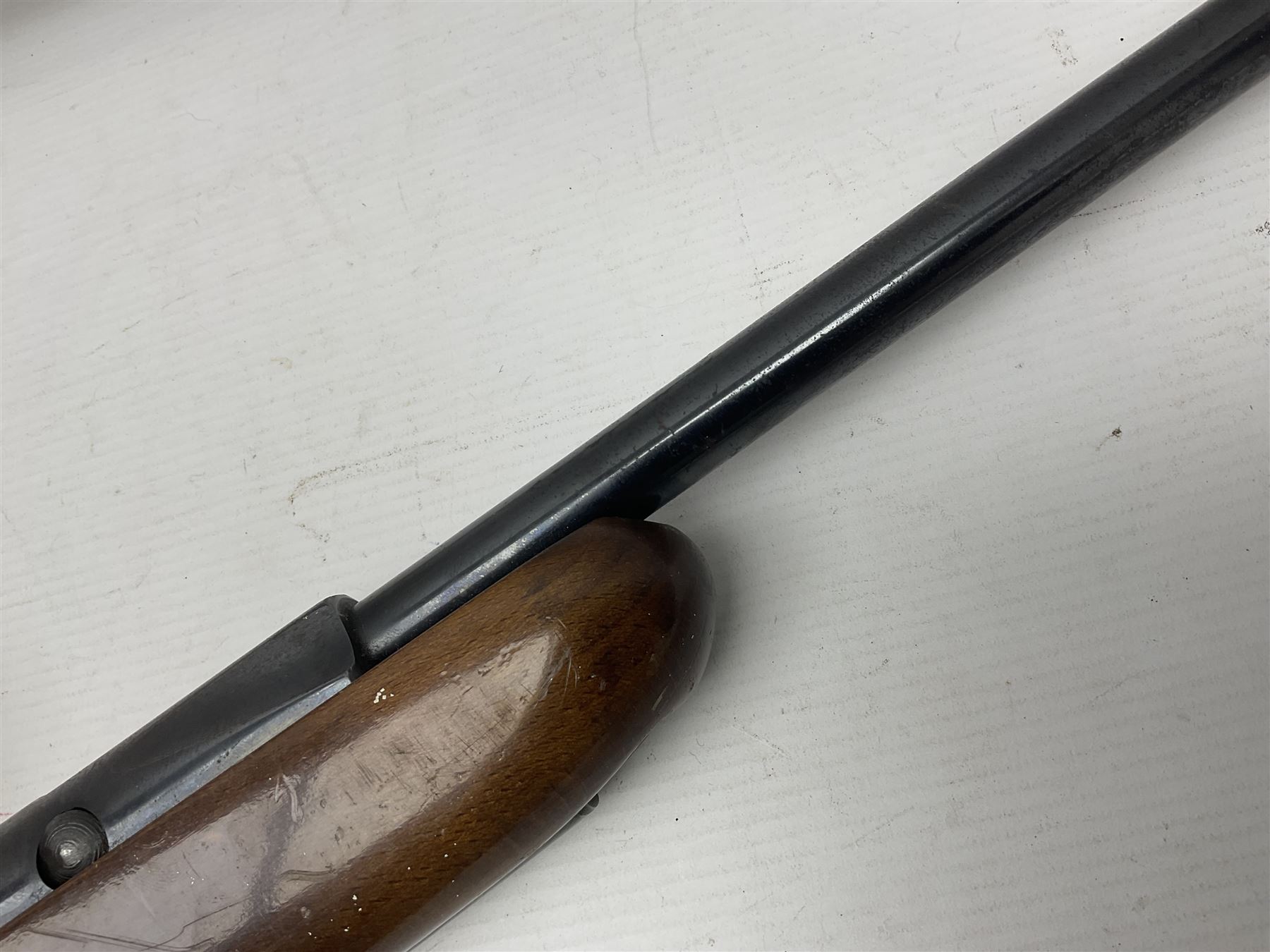 BSA .22 air rifle with under-lever action, the 51cm (20