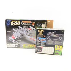 Two Kenner Star Wars vehicles circa 1996/98, comprising The Power Of The Force Electronic Power F/X Luke Skywalker's Red Five X-Wing Fighter no. 69784 and A Wing Fighter no. 69732, both boxed