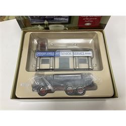 Corgi - six Cafe Connection boxed sets to include CC10501 ERF K. Platform Lorry - Richard Read (Transport) Ltd. Coronation Cafe; CC10801 Foden S21 Tipper with Gravel Load - Moreton C Cullimore & Son Ltd. The Towers; CC11603 Albion Reiver Sheeted Platform Lorry - W.H. Malcolm Ltd. Jungle Cafe; with three further examples, all boxed (6)