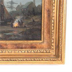 William Anslow Thornley (British fl.1858-1898): 'Sunrise - Gravesend from Tilbury' and 'Moonlight - The Medway before Rochester', pair oils on canvas signed, original title labels verso 25cm x 35cm (2) 
Provenance: with the Kenulf Gallery, Winchcombe, labels verso