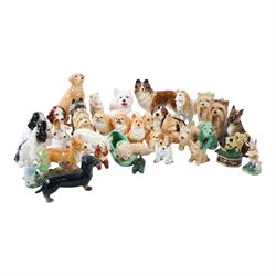 Beswick CH Wall Queen pig, together collection of Sylvac dogs, including 1433 Dog with paw...