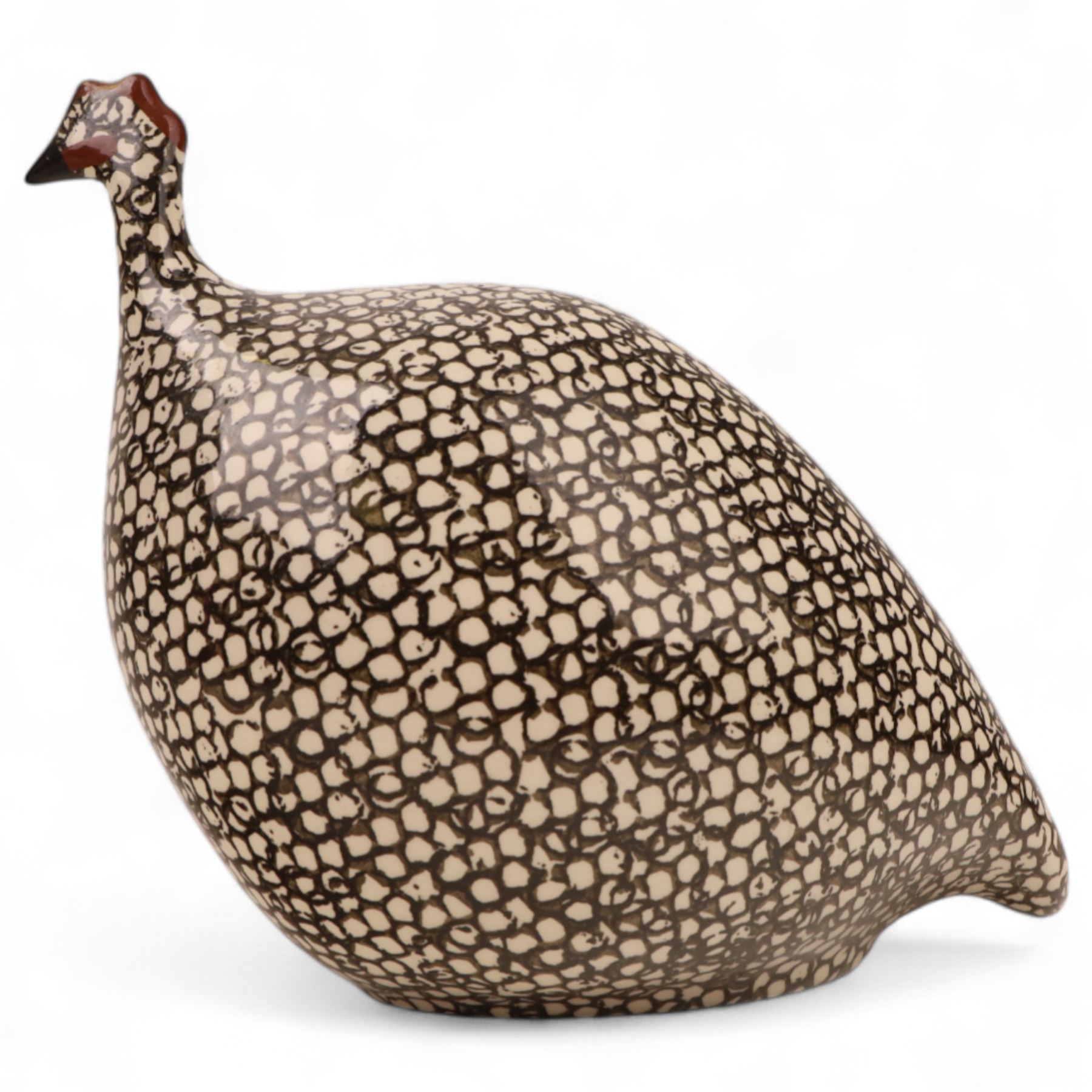 Heidi Caillard French guinea hen (la pintade), H20cm