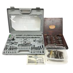Three Boxed sets of Taps and Dies and a selection of assorted Taps.