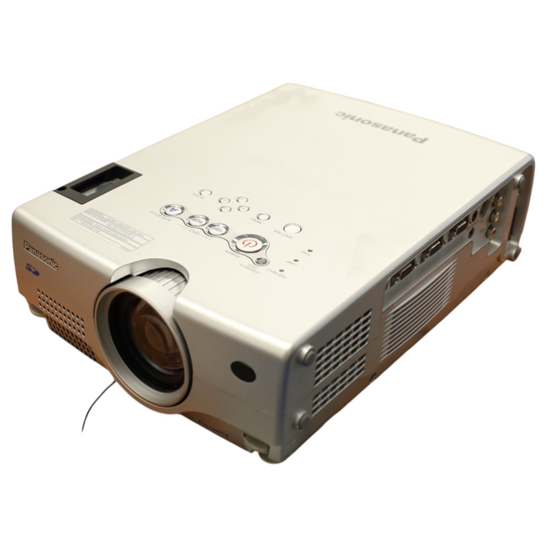Panasonic - PT-L735NTE projector in case