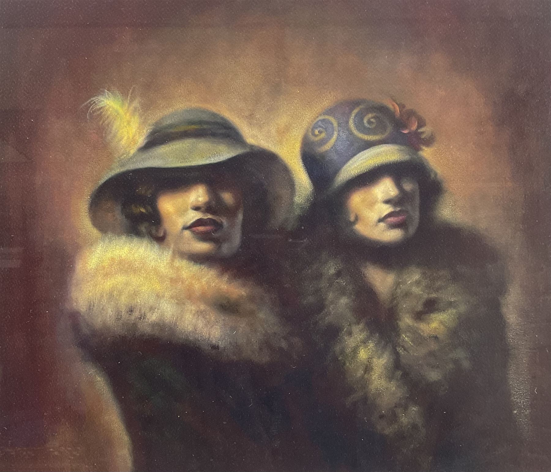 Hamish Blakely (British 1968-): 'Ladies Who Lunch', limited edition giclée print signed and numbered in pen, pub. 2006, 45cm x 51cm