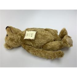 Steiff limited edition British Collector's Teddy Bear 2002, honey golden colour with growler mechanism, No.170/4000, H14