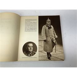 General De Fonclare: L'Armee Francaise A Travers Les Ages - L'Infanterie. Paris 1930. Hand coloured plates. Original card binding loose in later folder; Chaperon Eugene: Le Soldat Francais. Paris Ndc1895; and Deutsche Reichsmarine Dienst Und Leben Der Matrosen cigarette card album c1936 (3)