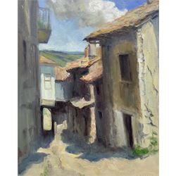 Neil Tyler (British 1945-): 'Eğirdir - Turkey', oil on canvas signed, titled on exhibition label verso 48cm x 38cm 
Provenance: exh. Chelsea Art Society, label verso 
Notes: to be sold in aid of the Turkey-Syria Earthquake Appeal