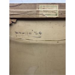 Archibald Waugh (British 20th Century): 'Chateau Sully-sur-Loire', oil on canvas canvas signed and titled on mount, dated '54 verso, 65cm x 50cm