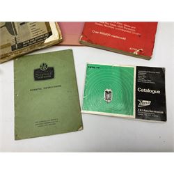 AVO valve tester, British Patent 480752 by the Automatic Coil Winder & Electrical Equipment Co Ltd, together with 16-type plug board with connecting lead, AVO wide range signal generator with original instruction manural and AVO multimeters mk2 and mk4 etc