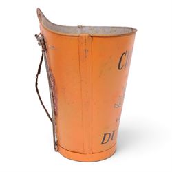 Grape hopper with leather straps, with 
