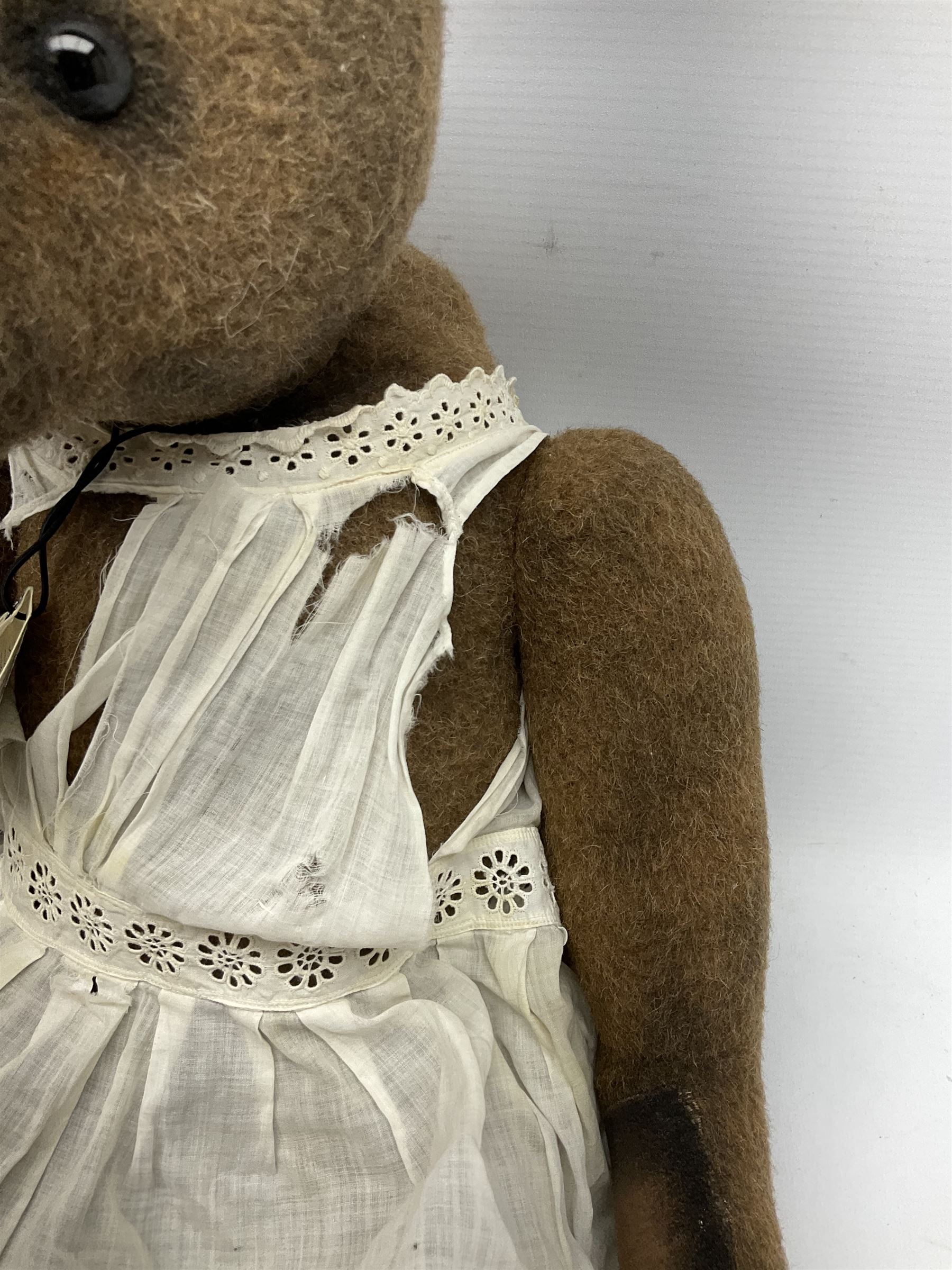 Two Portobello Bear Company limited edition teddy bears - 'Princess Julia' No.1/1, born 2002, with label H51cm; and 'Nanas Teddy' (?) No.1/1 born 2001, with label H41cm (2)