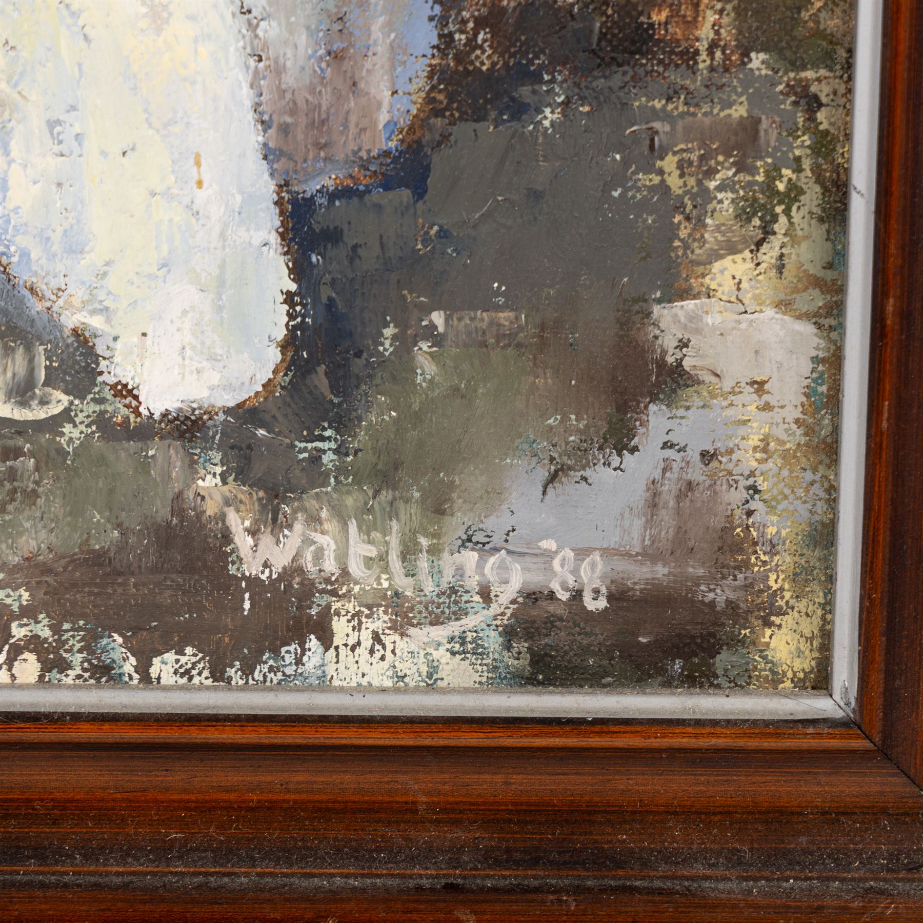 Dennis Watling (British Contemporary): Montenegro Peasant, oil on canvas board signed and dated '88, titled verso 36.5cm x 29cm