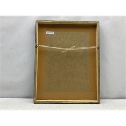 Martin Lanyon (British 1954-): 'Blustery Day St. Just Cornwall', gouache and pencil signed and titled 45cm x 34cm