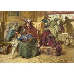 Edgar Bundy (British 1862-1922): 'Waitin