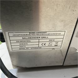 Chef Master salamander grill - THIS LOT IS TO BE COLLECTED BY APPOINTMENT FROM DUGGLEBY STORAGE, GREAT HILL, EASTFIELD, SCARBOROUGH, YO11 3TX