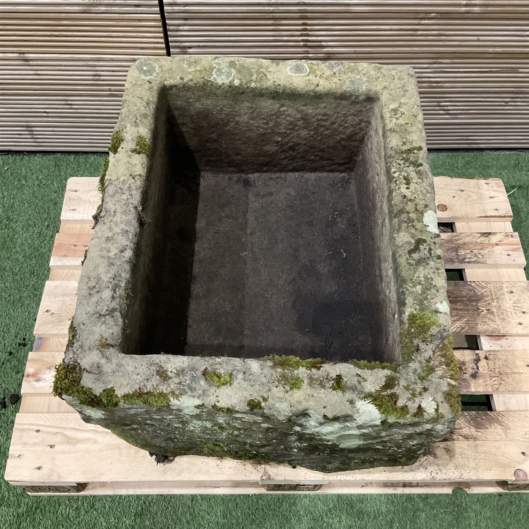 19th century large carved stone trough - THIS LOT IS TO BE COLLECTED BY APPOINTMENT FROM DUGGLEBY STORAGE, GREAT HILL, EASTFIELD, SCARBOROUGH, YO11 3TX