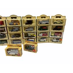 Thirty-six modern die-cast promotional and advertising models by Lledo; all boxed (36)