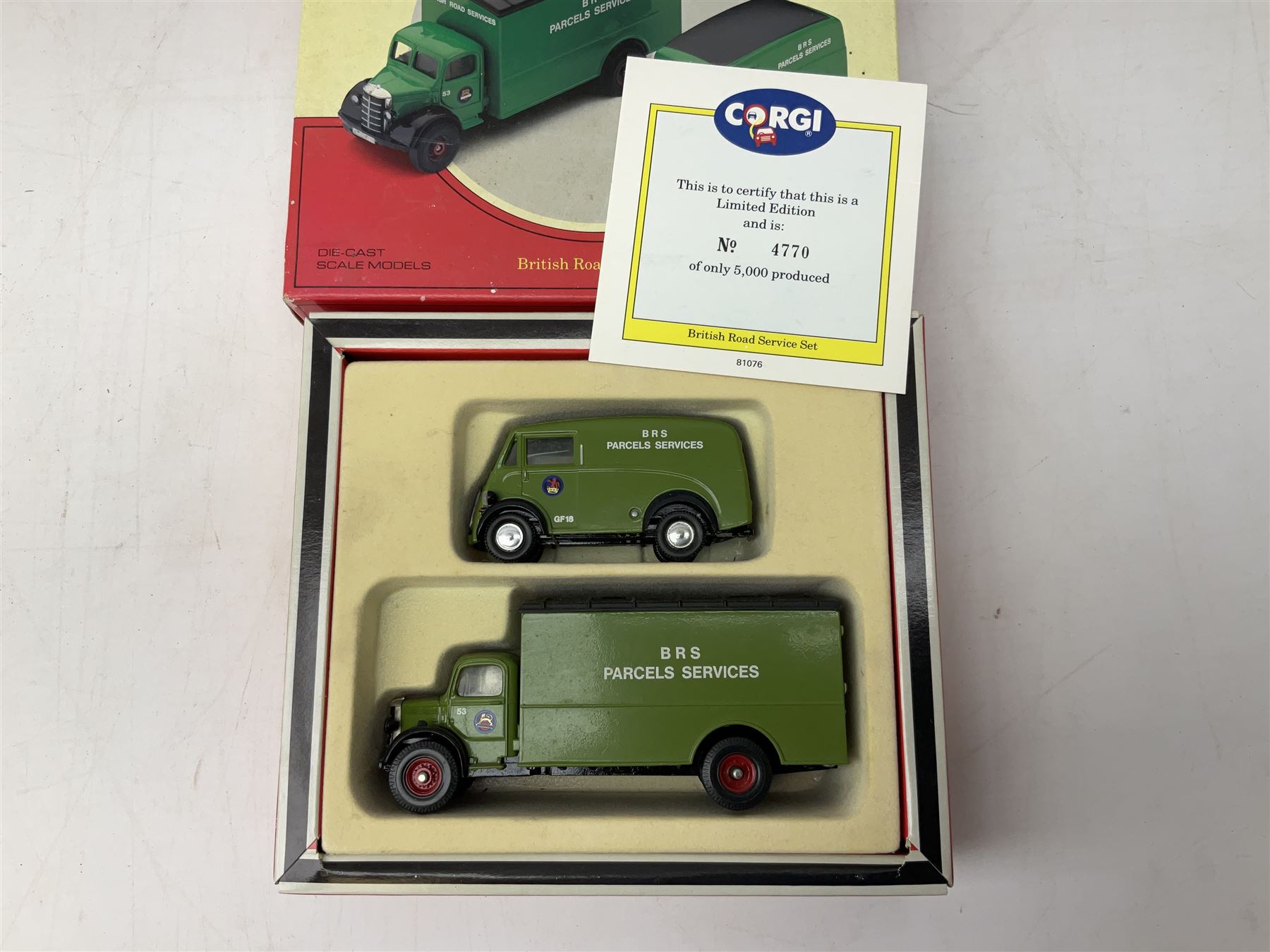Nineteen boxed Corgi die-cast models sets, to include 50th Anniversary Battle of Britain, The Ruddles, The Bass, Ford- the general utility car, 150th Anniversary Penny Post, White Bread, Charrington etc