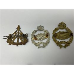 Twenty-seven military metal cap badges including Royal tank Corps, Reconnaissance Corps, Royal Armoured Corps, Royal Corps of Signals, Womens Army Auxiliary Corps, Queen Mary's Army Auxiliary Corps, Auxiliary Territorial Service,  Royal Engineers, REME, Army physical Training Corps etc 