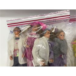 Barbie - 1980s fashion dolls comprising Tropical, Crystal, Barbie & Ken Rock Stars, Barbie & Ken with two babies; Barbie & child in matching yellow dresses, Pink 'n' Pretty and Barbie & Ken with Grandma, Grandpa and twins; all unboxed (17)