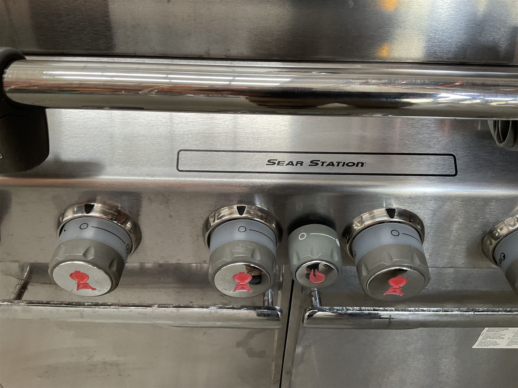 BBQ - Weber Summit stainless gas barbeque,, with cover