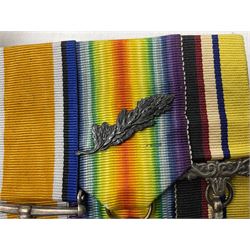 South Africa/WW1 Distinguished Service Order group of seven medals comprising D.S,O. with original ribbon bar and top bar slider, Queens South Africa Medal with three clasps for Defence of Kimberley, Orange Free State and Transvaal, Kings South Africa Medal with two clasps for South Africa 1901 & 1902 awarded to Capt. C.J. O'Gorman D.S.O. R.A.M.C., 1914-15 Star, British War Medal and Victory Medal with MID oak leaves awarded to Major (later Lt. Col.) C.J. O'Gorman D.S.O. R.A.M.C. and Kimberley Star 1899-1900; together with copies of research and biographical material