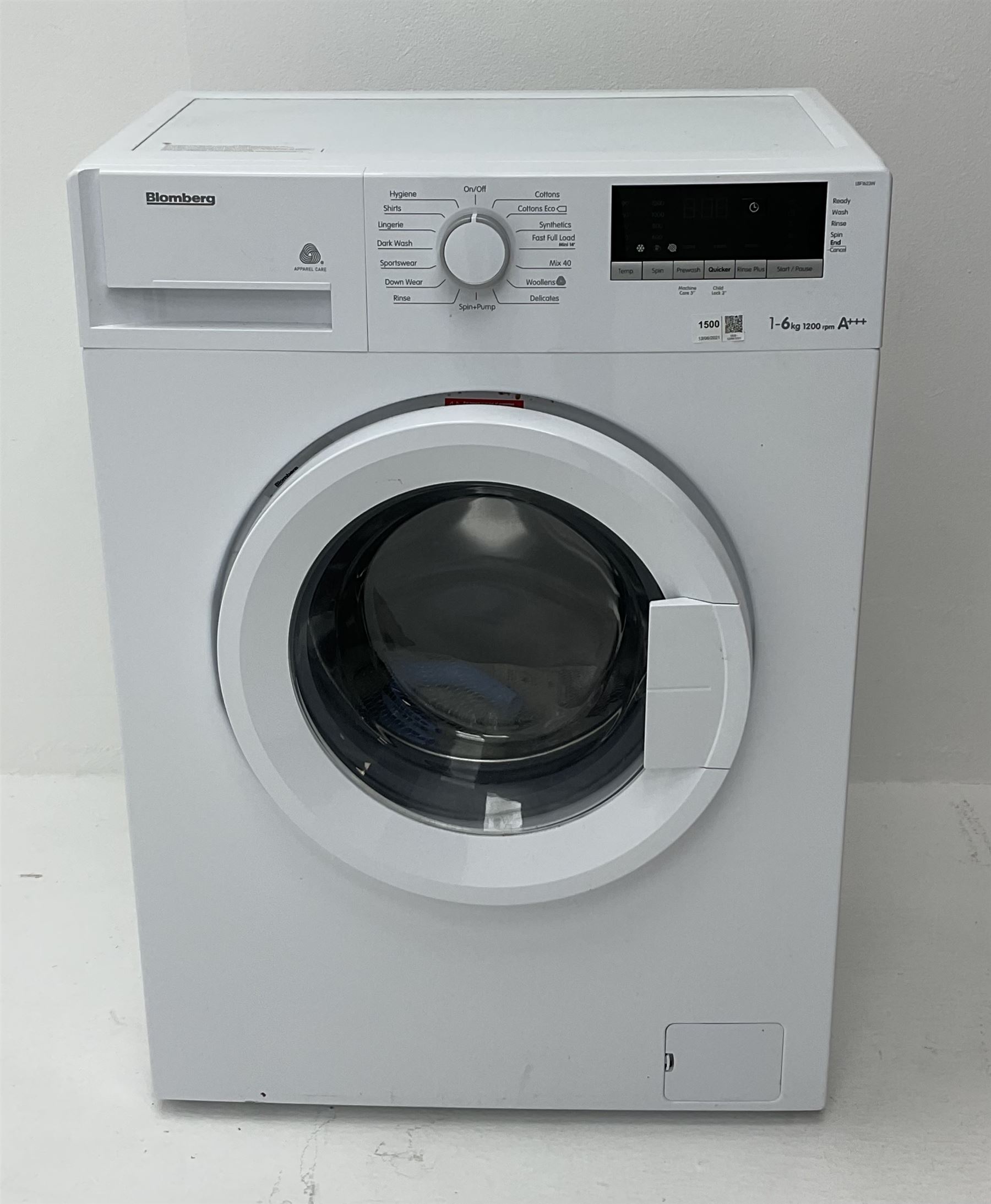 Blomberg LBF1623W washing machine 