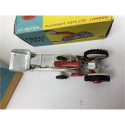 Corgi - Massey-Ferguson 780 Combine Harvester no.1111 and Corgi Massey-Ferguson 65 Tractor with Shovel no.53; both in original boxes 