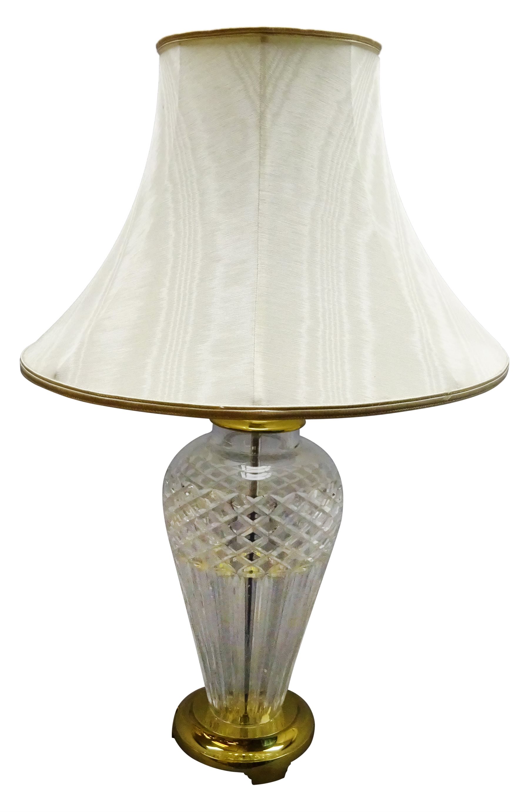Waterford Crystal Belline Pattern, Waterford Crystal Table Lamps Auction