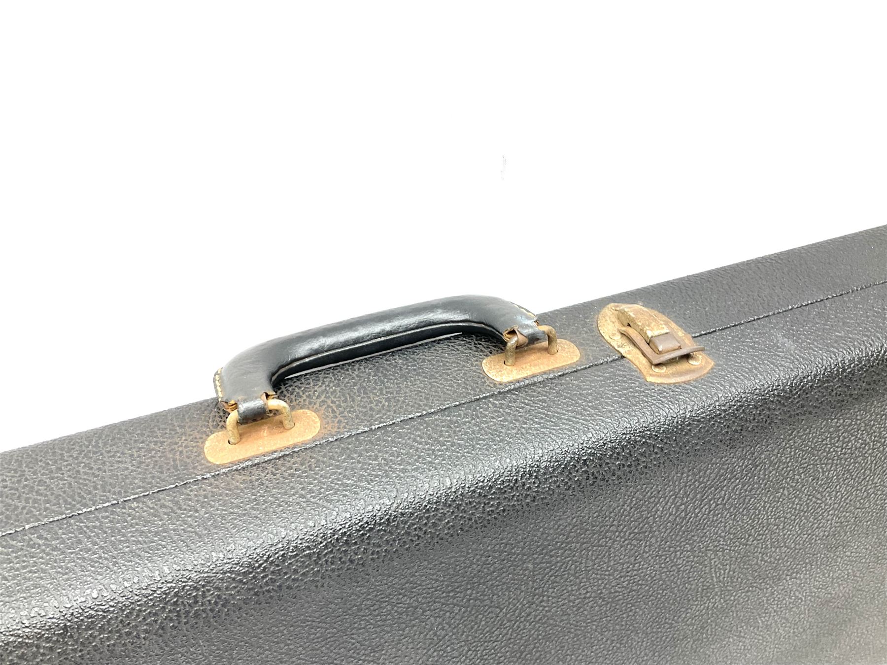 Fender three-tone Sunburst 12-string electric guitar c1965/6 Fullerton USA, with alder body and maple neck, the Indian rosewood fretboard with twenty-one frets and pearloid dot markers, fender electric XII bridge, F-stamp tuners (non-original), two split single coil pick-ups, master volume and tone and four-way switch, serial no.129730, L108cm; in original Fender case bearing label for Rivington Guitars New York with copy of original invoice; together with GuitarKes set-up and service certificate dated October 2021
