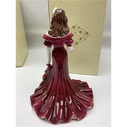 Two Coalport Ladies of Fashion figures, Shirley and Lorraine, both with original box, together with Royal Doulton figure, Carman from Opera Heroins Collection, with certificate of authenticity 
