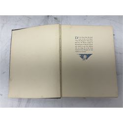 Peter Pan and Wendy, by J. M. Barrie, decorated by Gwynedd M. Hudson, published by Hodder and Stoughton Limited, for Boots Pure Drug Co., Ltd., Nottingham, as part of the J. M. Barrie's 