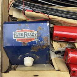 Ever Ready '00' gauge battery operated London Underground electric train set, including London Transport 3-rail power car, two passenger coaches, track and controller, in original box with operating instructions inside lid