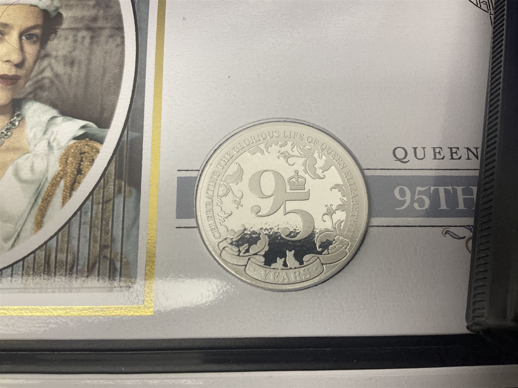 Commemorative coins and covers, including '80th Anniversary of the Battle of Britain' coin cover with Solomon Islands 2020 half dollar, 'Royal National Lifeboat Institution' coin cover with Alderney 2021 five pounds, 'Queen Elizabeth II's 95th Birthday' coin cover with Solomon Islands 2021 half dollar, other similar coin covers all in Harrington and Byrne folders, The Royal Mail 'HM The Queen's 95th Birthday' coin cover with 2021 five pounds and Queen Elizabeth II Isle of Man 2020 'Peter Pan' fifty pence coin collection in card folder