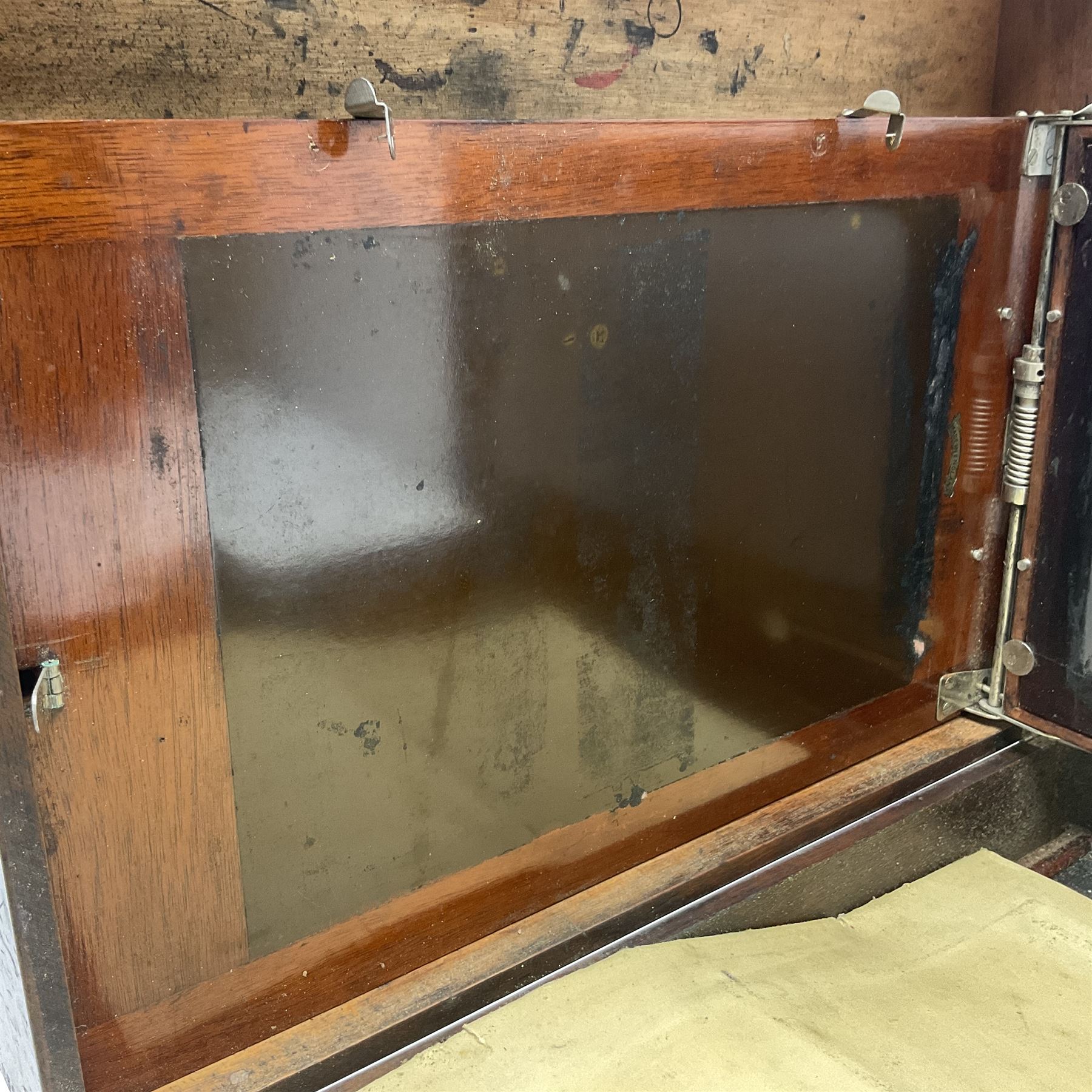 Underwood standard duplicator, in original wooden box, with gilt lettering to cover