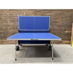Cornilleau 100S crossover table tennis table, folding with cover