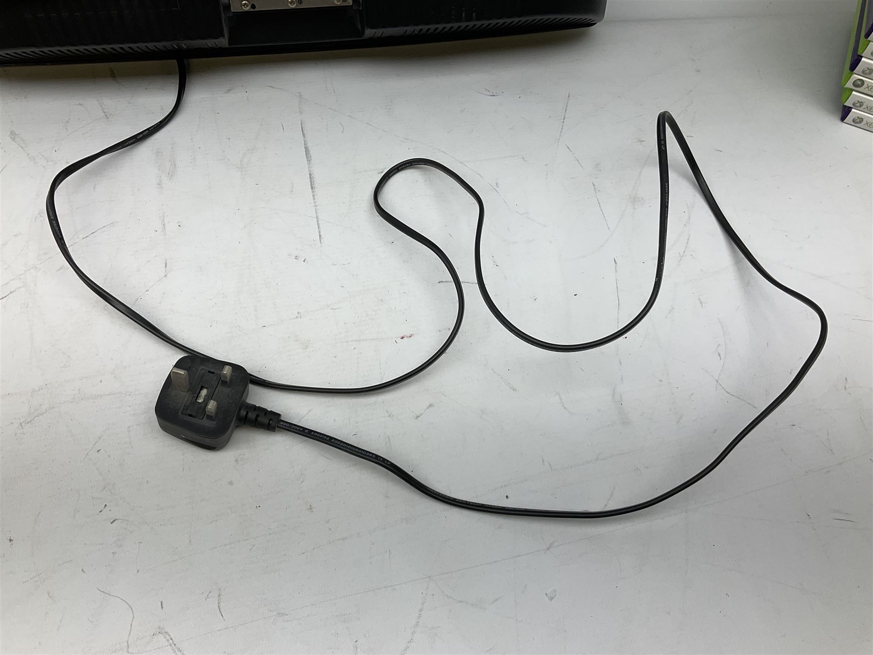 Wharfedale TV with built in DVD player, together with xbox controller and twenty three xbox games