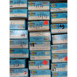 Large collection of HO scale Athearn kit built rolling stock, boxed