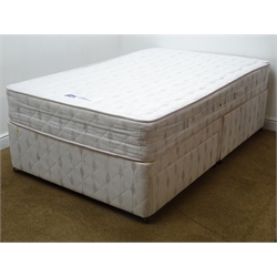  Benson's for Beds 4' divan bed, two drawers (W120cm, H64cm, L190cm) with mattress  
