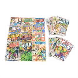 Forty-eight Marvel Bronze Age 'The Incredible Hulk' comic books,  spanning years 1975-1984...