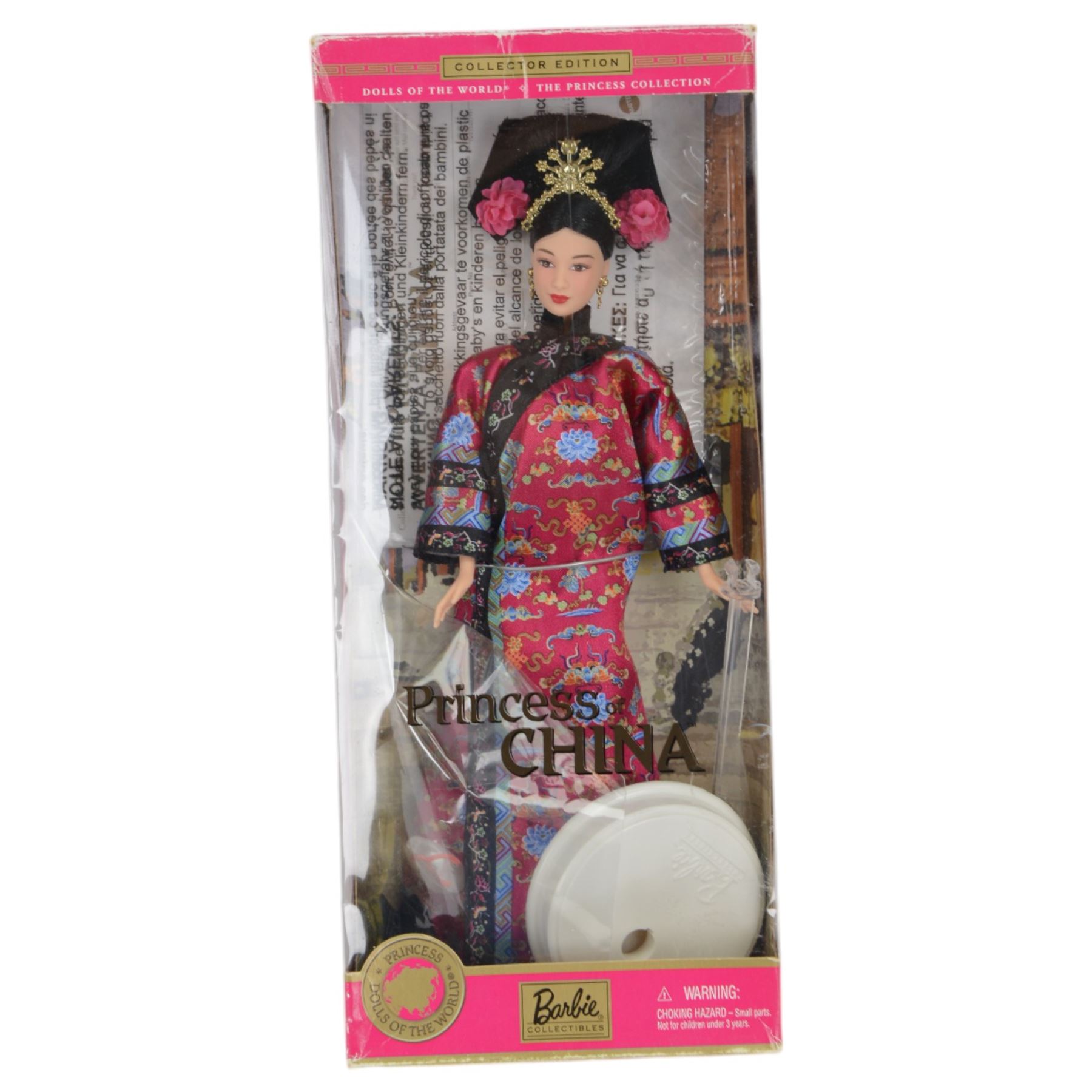 Five Mattel Dolls of the World Collector's Edition Barbie Dolls, including Princess of China, Princess of Japan, Princess of England, Princess of Ireland and Festivals of the World Irish Dance edition, all boxed