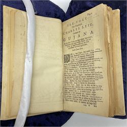 Charles Leig; Zee-togt van Kapiteyn na Gujana, 1604, publisher Pieter Vander 1706