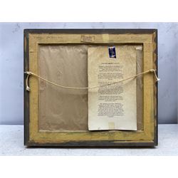 Pauline Brown (British 1926-): 'Bathers at Low Tide', oil on board signed, titled verso 24cm x 30cm